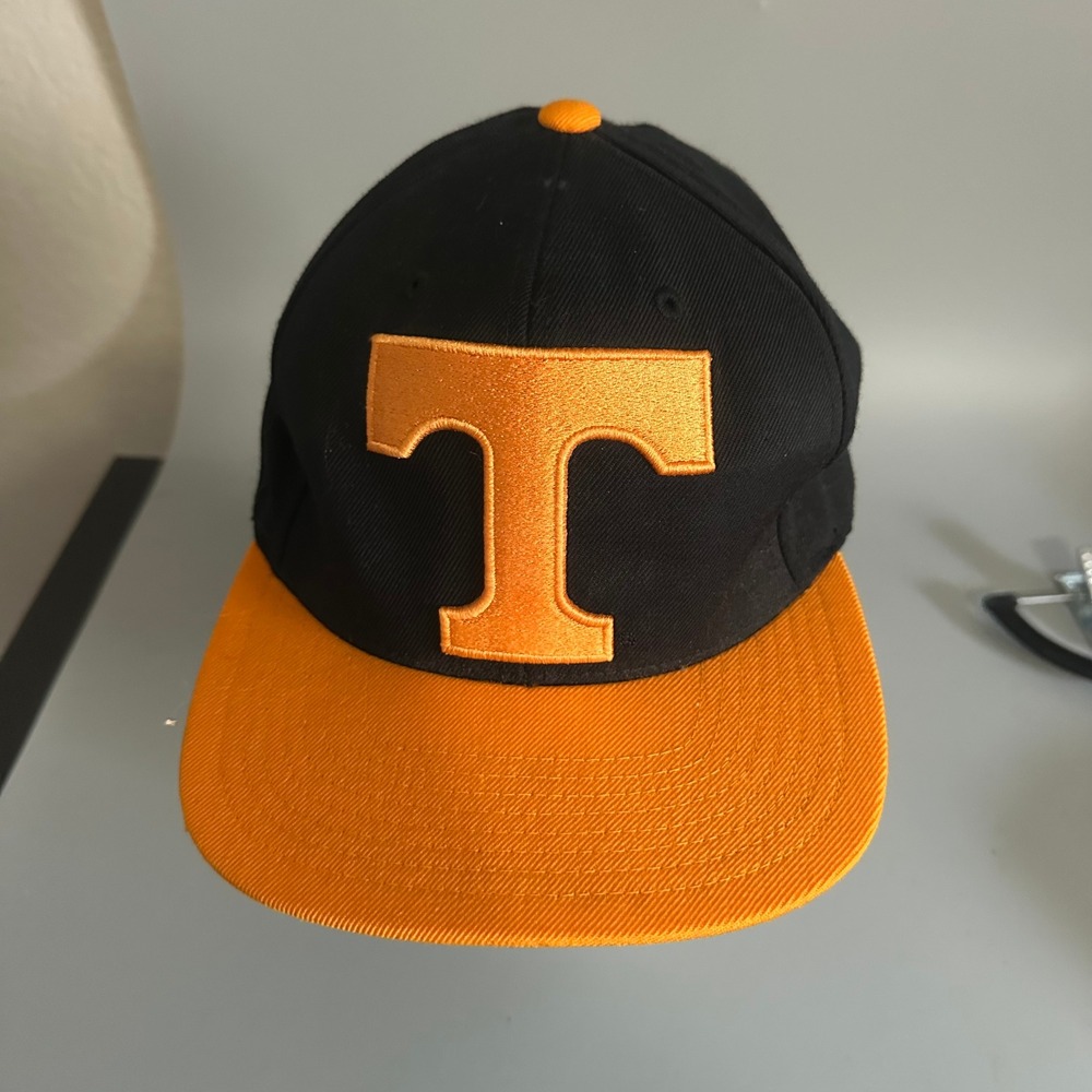 Mitchell & Ness Tennessee Volunteers College Vault Snapback Hat Black Orange T